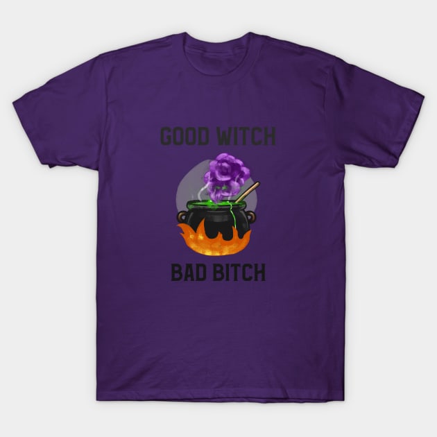 Good Witch, Bad Bitch T-Shirt by Lemon Squeezy design 